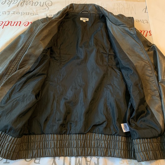 Med Kismet high neck grey faux leather jacket - Picture 14 of 14